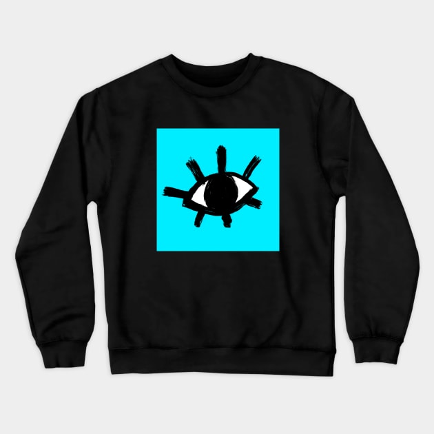 The all knowing eye Crewneck Sweatshirt by geep44